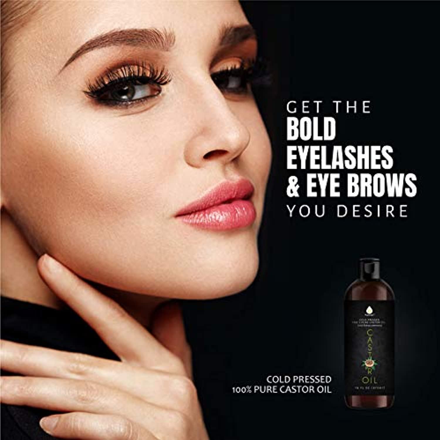 100% Óleo de Rícino de Castor 16 Oz